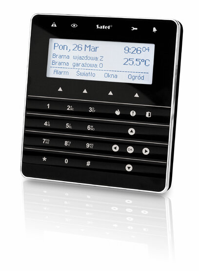 SATEL INT-KSG-BSB Senzorická LCD klávesnica